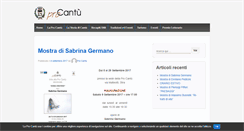 Desktop Screenshot of procantu.co.it
